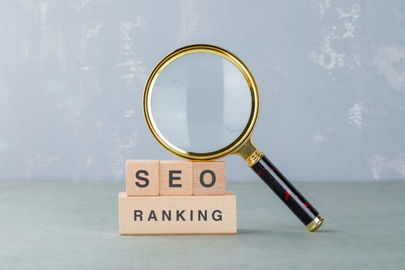 Conceptual Of Seo Analysis And Business.